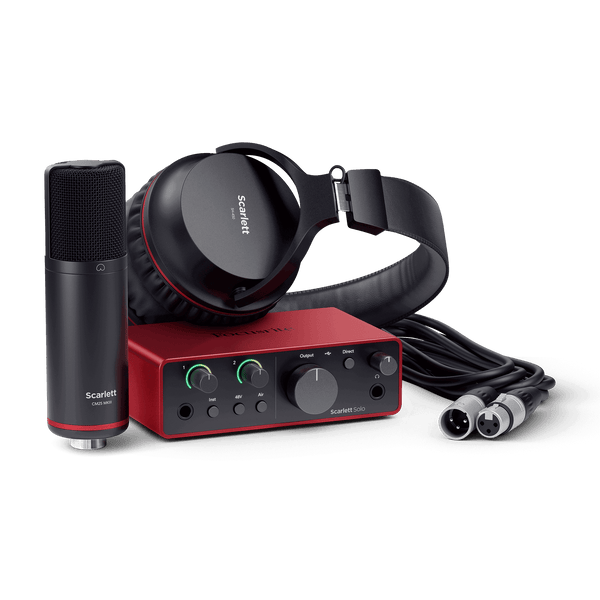 Focusrite Scarlett Solo Studio 4th Gen Audio Interface - Royal | Musiqi Alətləri mağazası