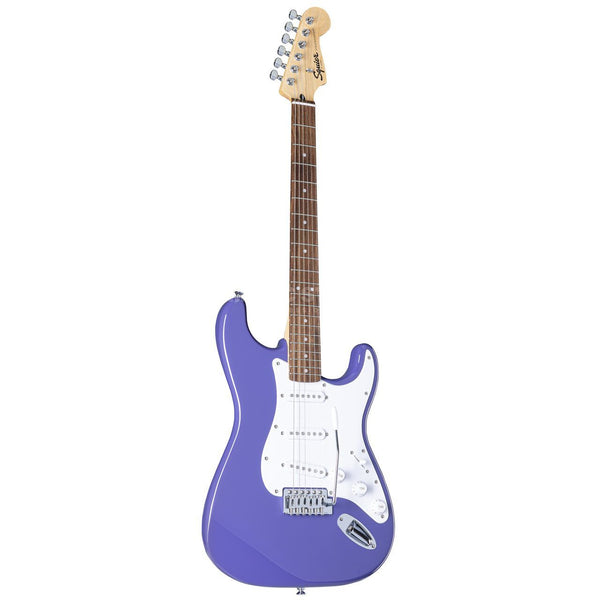 SQUIER Sonic Strat Laurel Fing, White Pickg, Ultraviolet