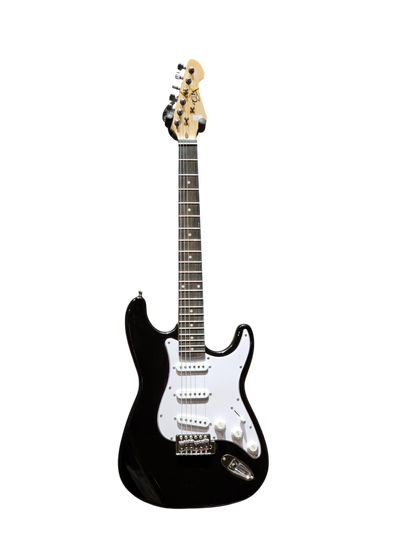 QTE Strat Electric guitar Black